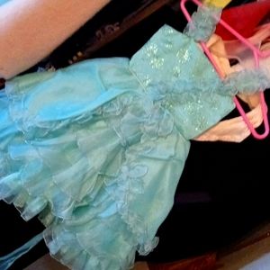 Beautiful pageant dress for baby model